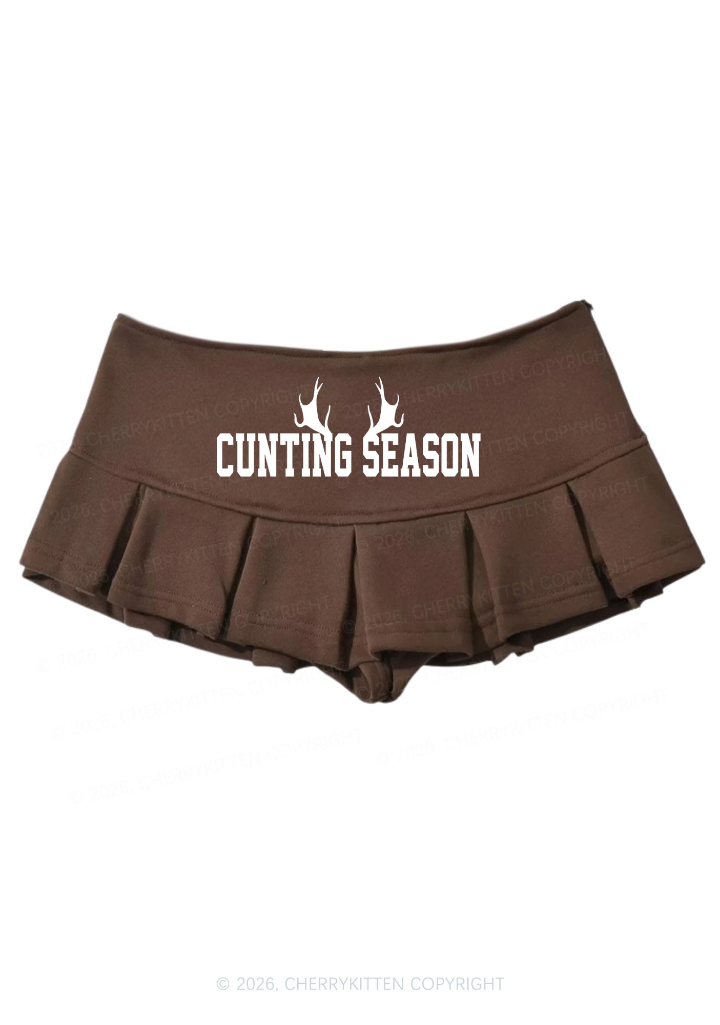Cunting Season Y2K Mini Pleated Skirts Cherrykitten