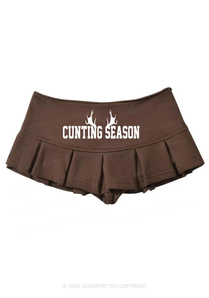 Cunting Season Y2K Mini Pleated Skirts Cherrykitten