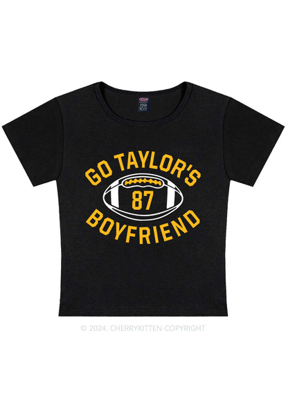 Go Boyfriend Y2K Super Bowl Baby Tee Cherrykitten