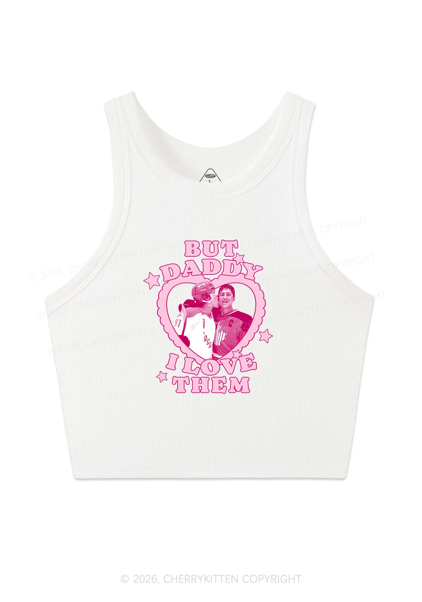 But Daddy I Love Them HR Y2K Crop Tank Top Cherrykitten