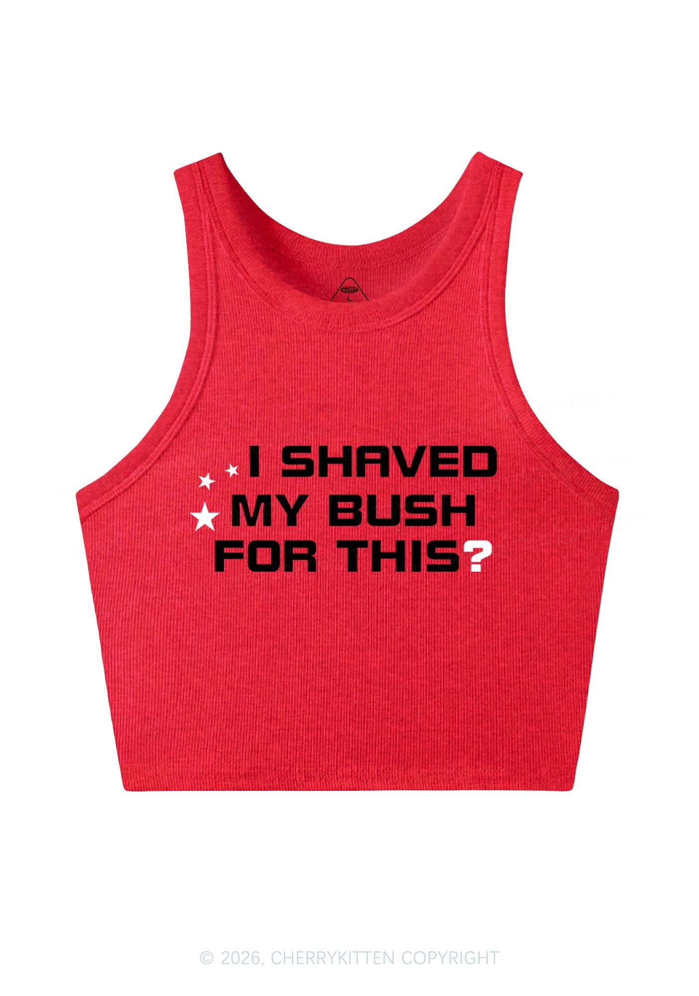 Shaved My Bush For This Y2K Crop Tank Top Cherrykitten