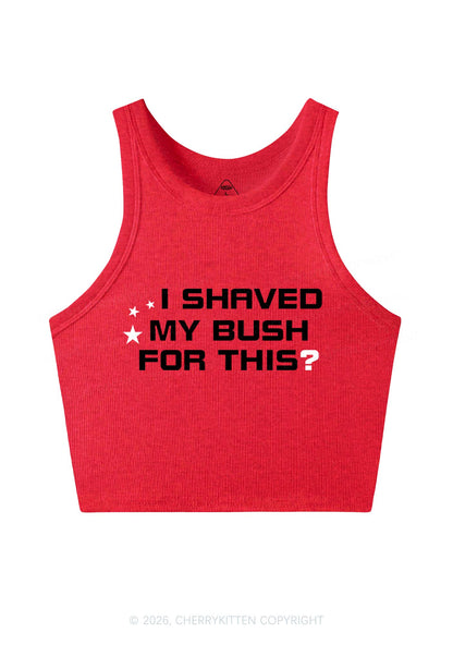 Shaved My Bush For This Y2K Crop Tank Top Cherrykitten