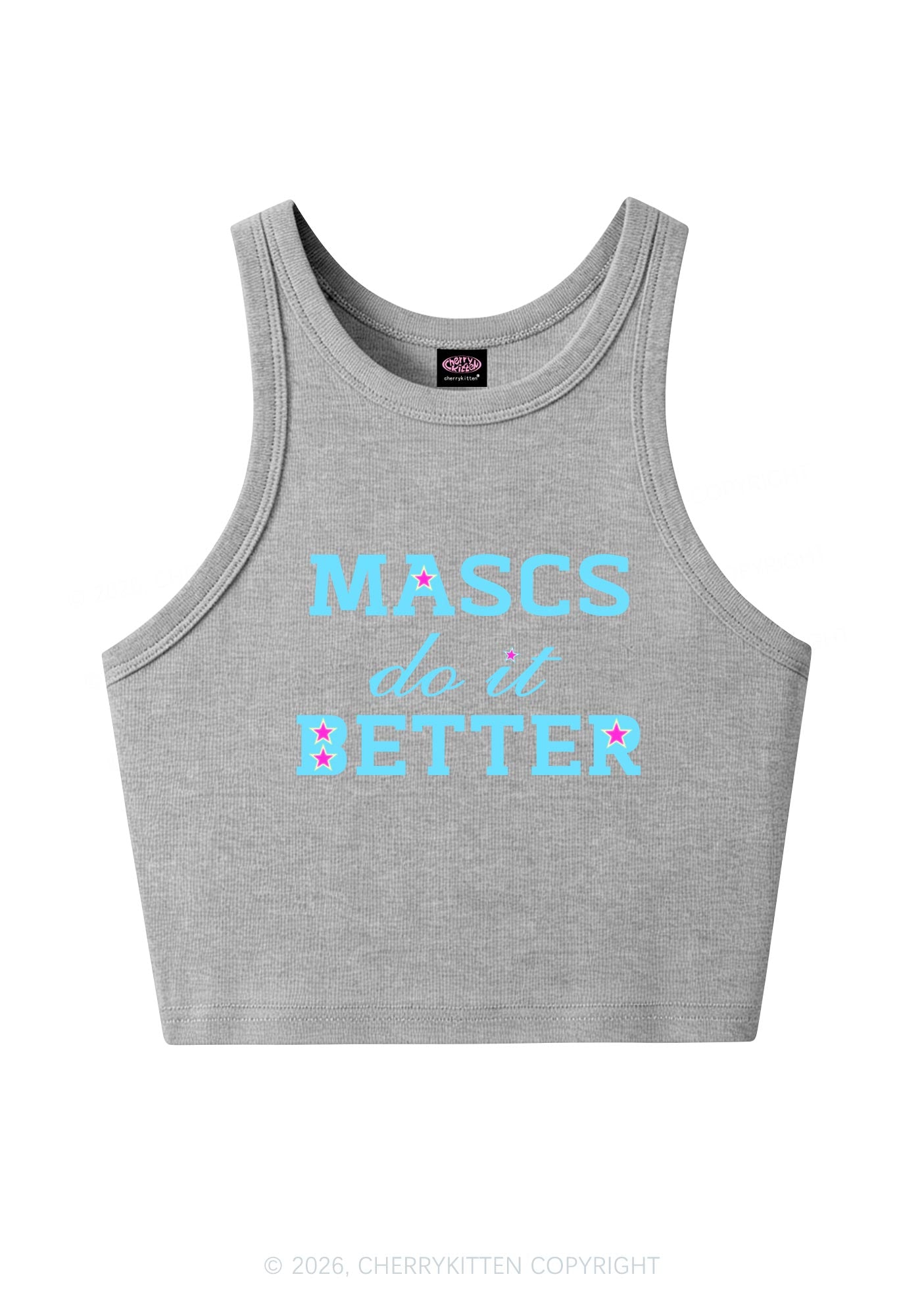 Mascs Do It Better Pride Y2K Crop Tank Top Cherrykitten