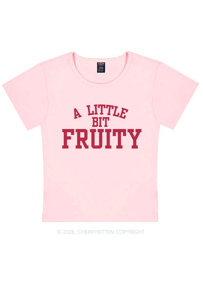 A Little Bit Fruity Pride Y2K Baby Tee Cherrykitten