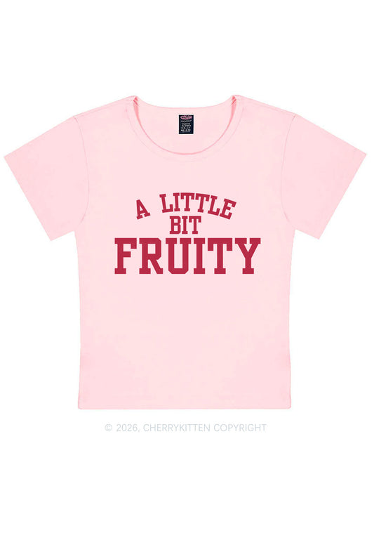 A Little Bit Fruity Pride Y2K Baby Tee Cherrykitten