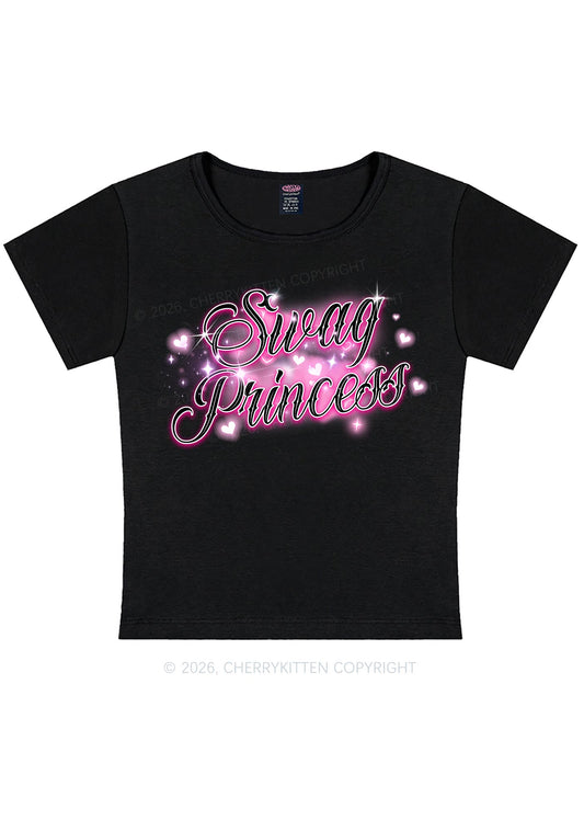 Swag Princess Y2K Baby Tee Cherrykitten