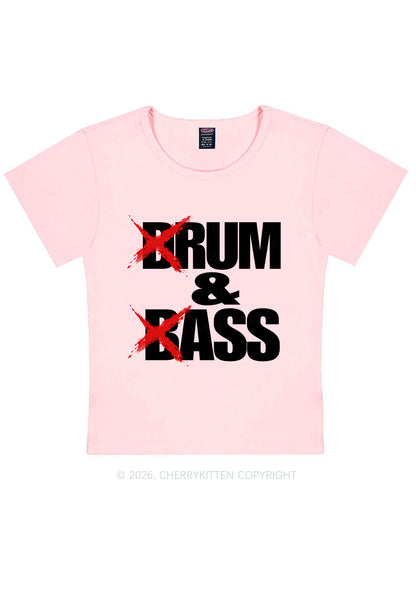 DnB Graffiti Y2K Baby Tee Cherrykitten