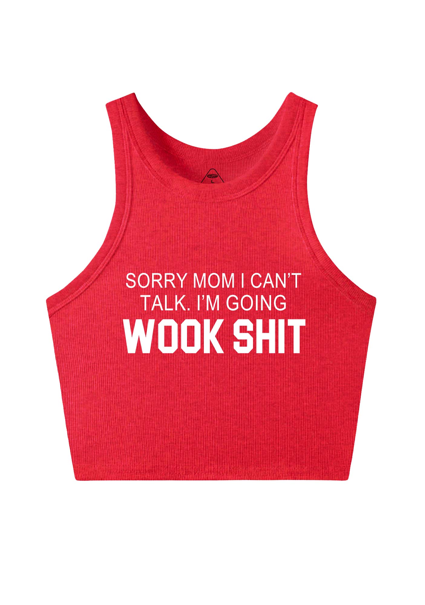 Im Doing Wook Shxt Y2K Crop Tank Top Cherrykitten