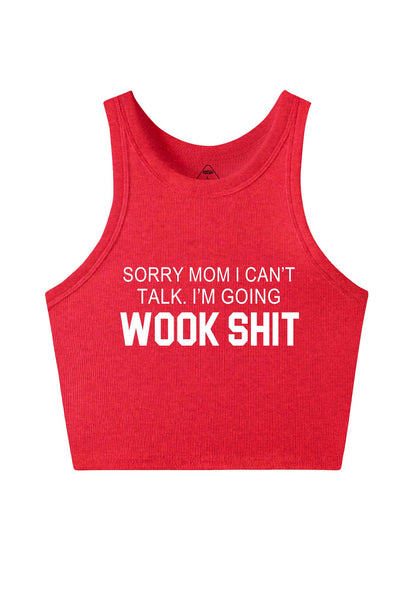 Im Doing Wook Shxt Y2K Crop Tank Top Cherrykitten