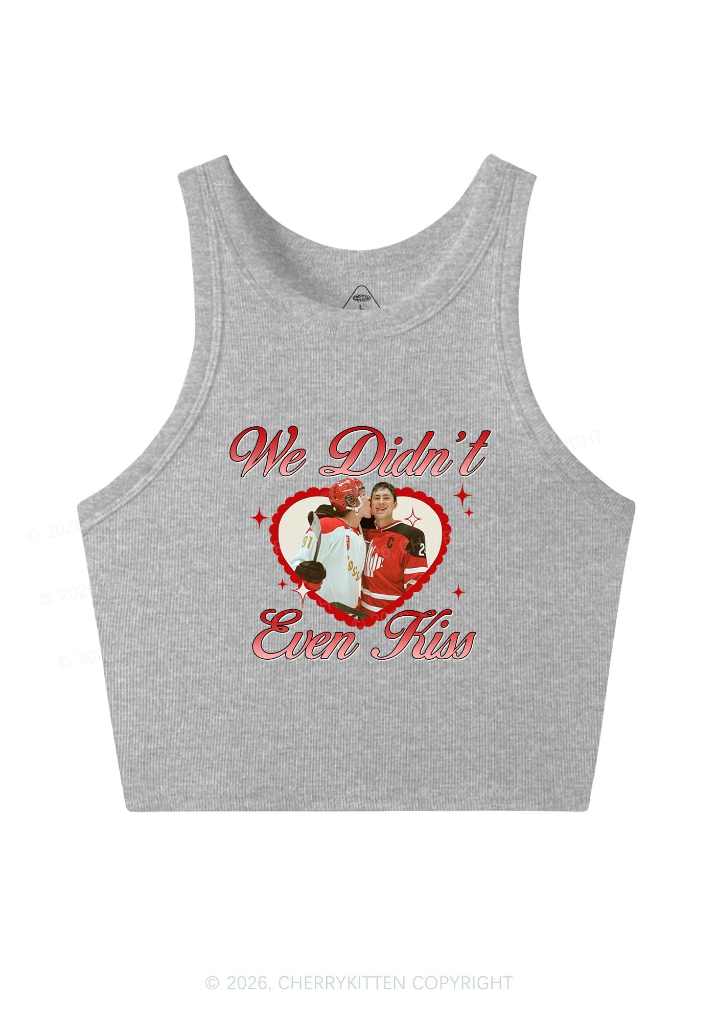 We Didnt Even Kiss HR Y2K Crop Tank Top Cherrykitten