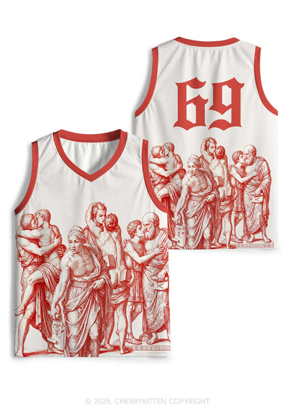 Ancient Greek Lovers Pride Y2K Sport Jersey Tank Cherrykitten