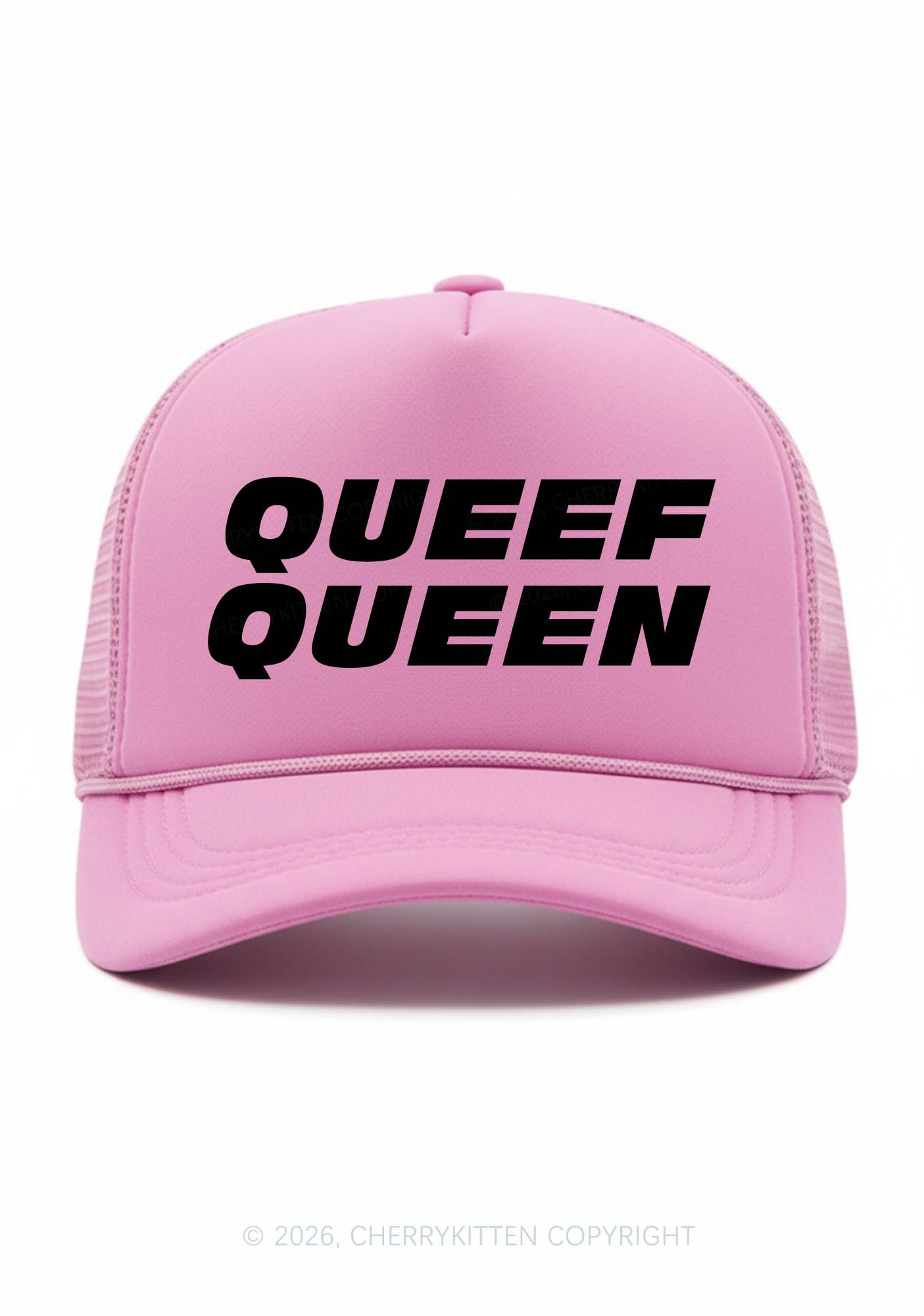 Queef Queen Y2K Trucker Hat Cherrykitten