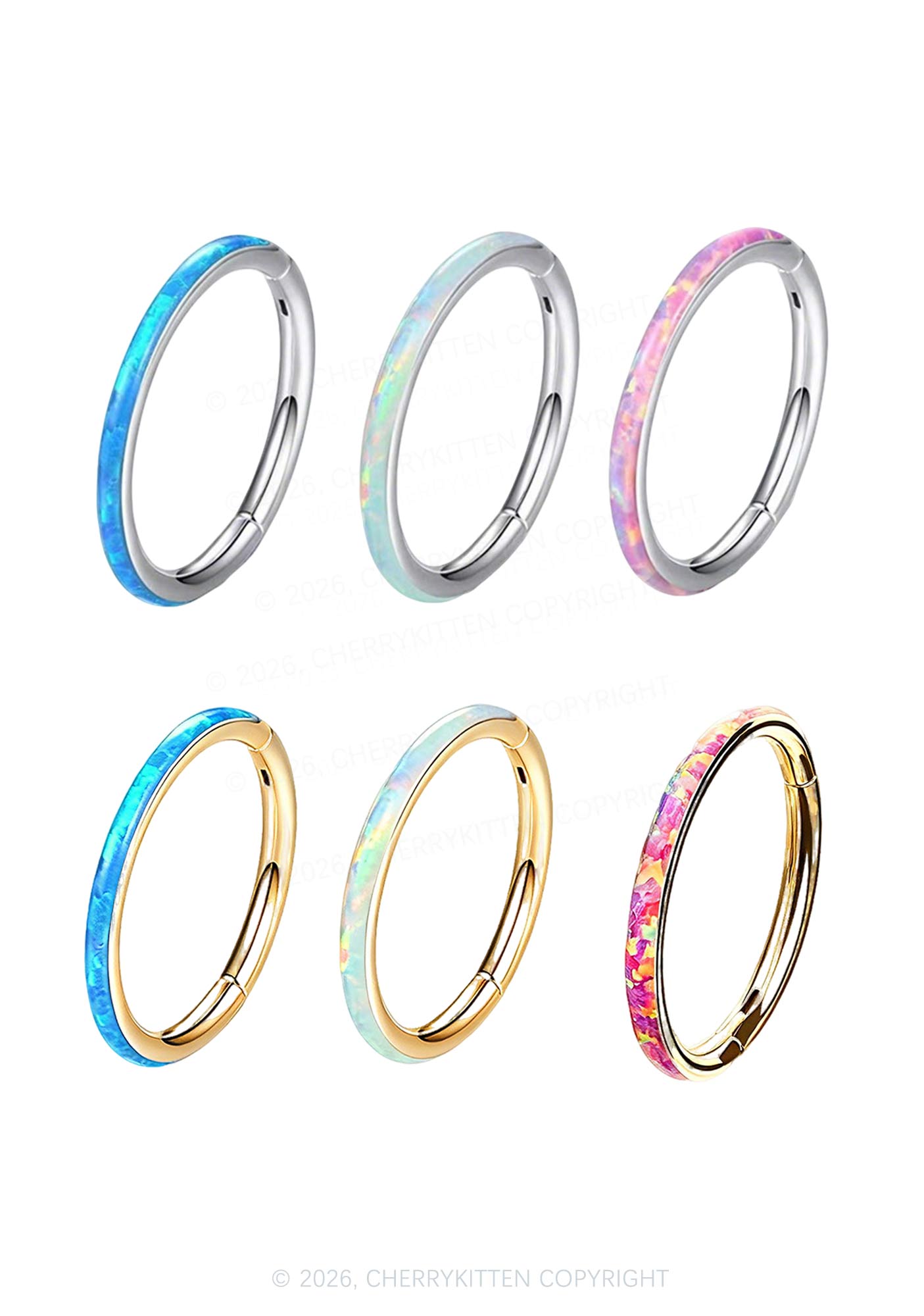 1pc Glitter Nose Ring Y2K Piercing Cherrykitten