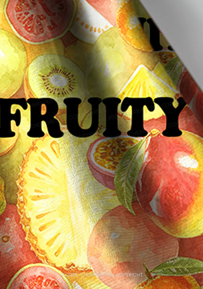 Orange Fruity Pride Y2K Print Headband Cherrykitten