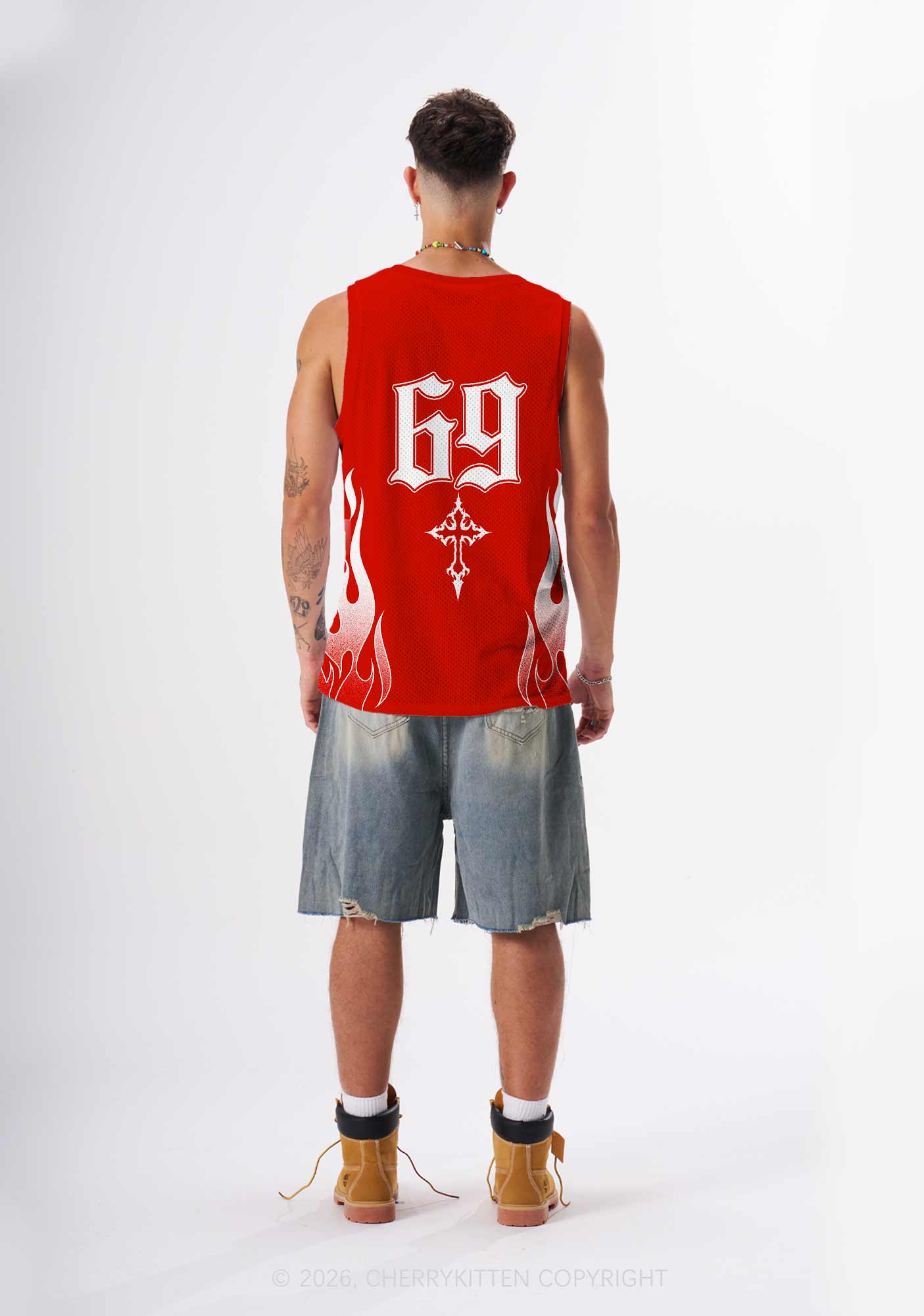 Better Faggot Than Fascist Skull Pride Y2K Sport Jersey Tank Cherrykitten