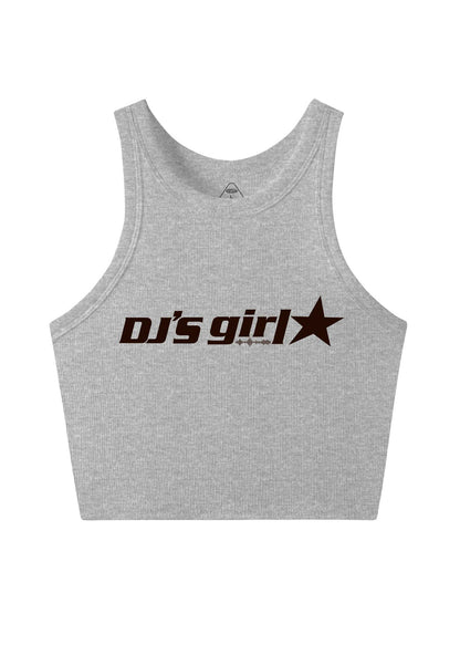 DJs Girl Y2K Crop Tank Top Cherrykitten