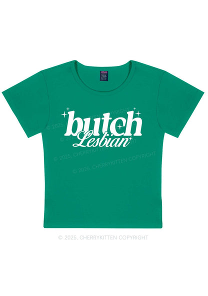 Butch Lesbian Y2K Baby Tee Cherrykitten