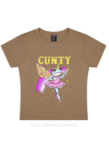 Cxxty Fairy Frog Y2K Baby Tee Cherrykitten