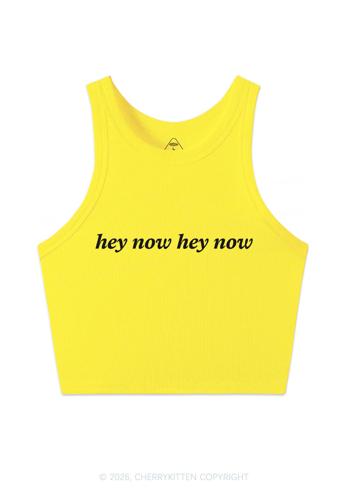 Hey Now Y2K Crop Tank Top Cherrykitten