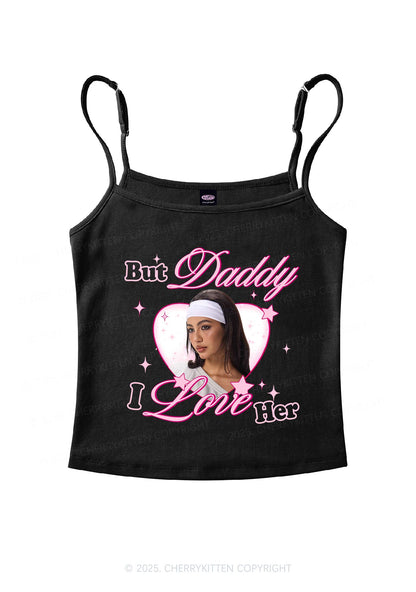 Custom But Daddy I Love Y2K Spaghetti Strap Cami Cherrykitten