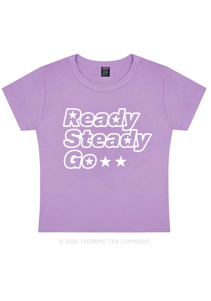 Ready Steady Go Y2K Baby Tee Cherrykitten