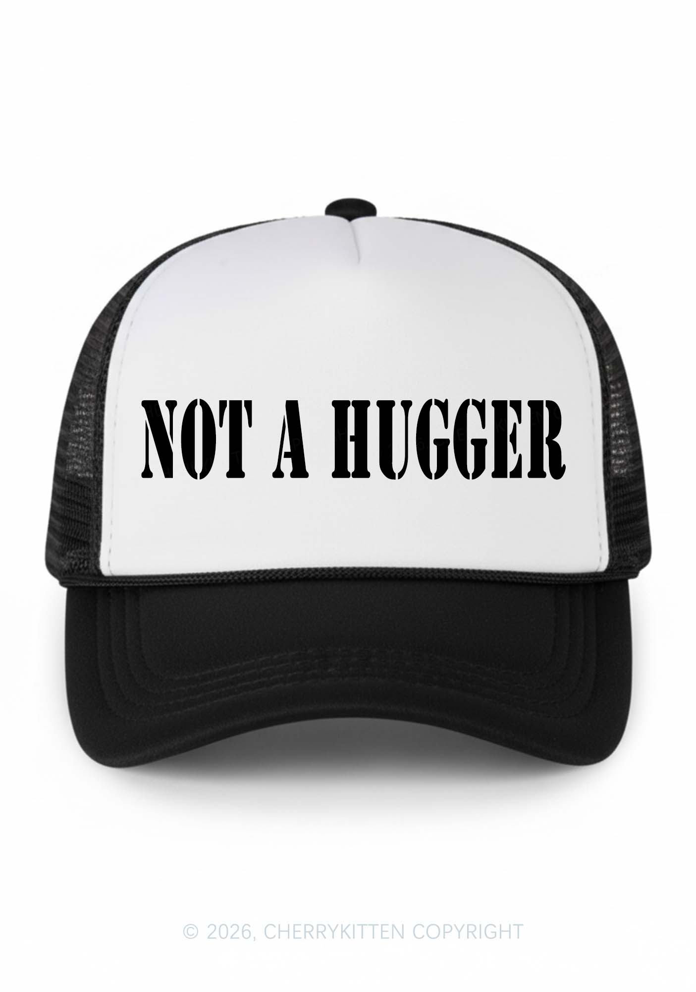 Not A Hugger Y2K Colorblock Trucker Hat Cherrykitten