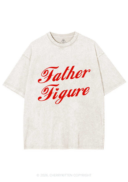 Father Figure Valentine's Day Y2K Shirts Washed Tee Cherrykitten