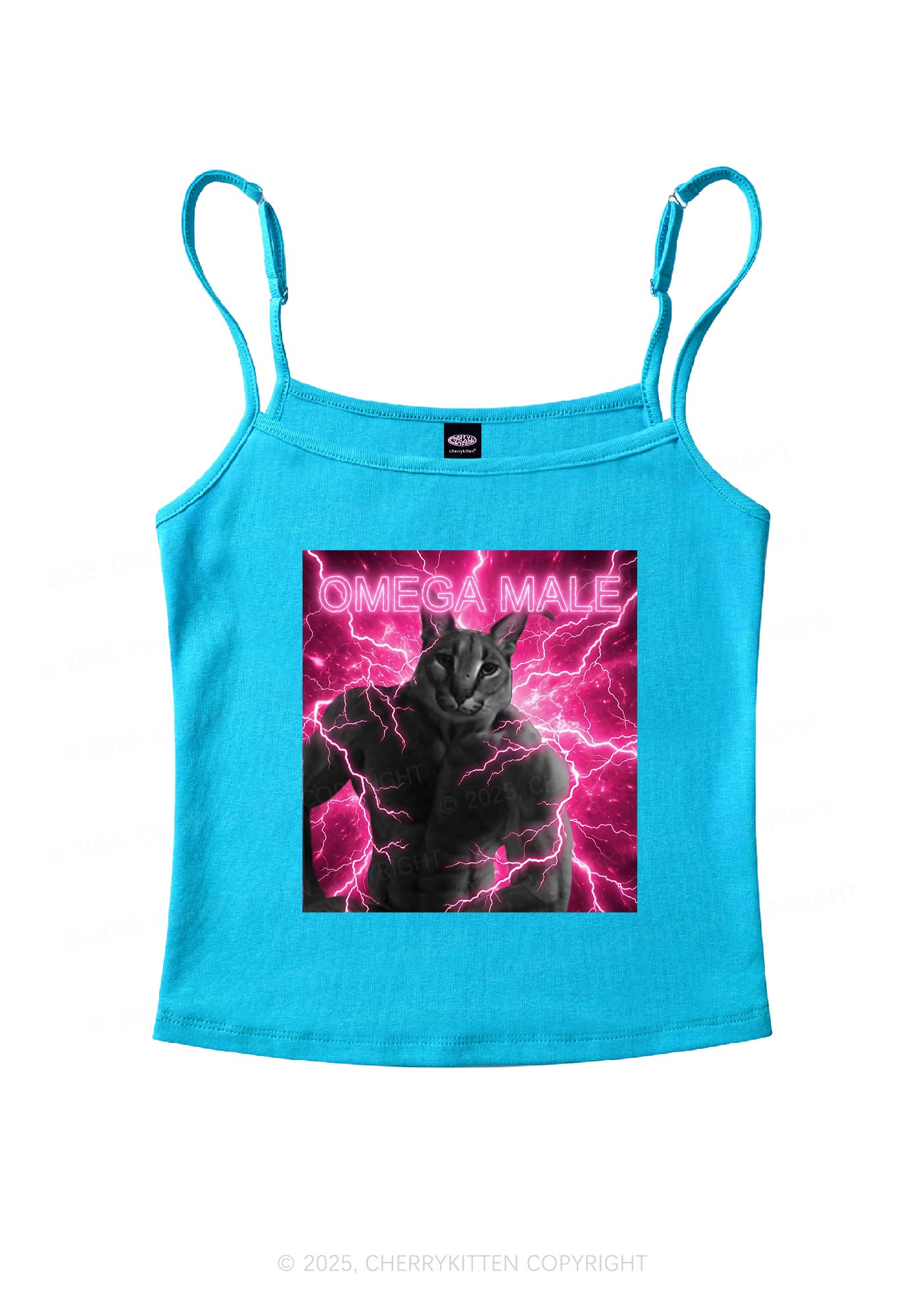 Omega Male Y2K Spaghetti Strap Cami Cherrykitten