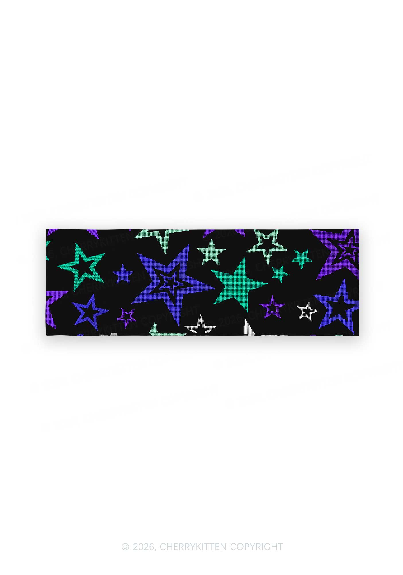 Gay Star Pride Y2K Print Headband Cherrykitten