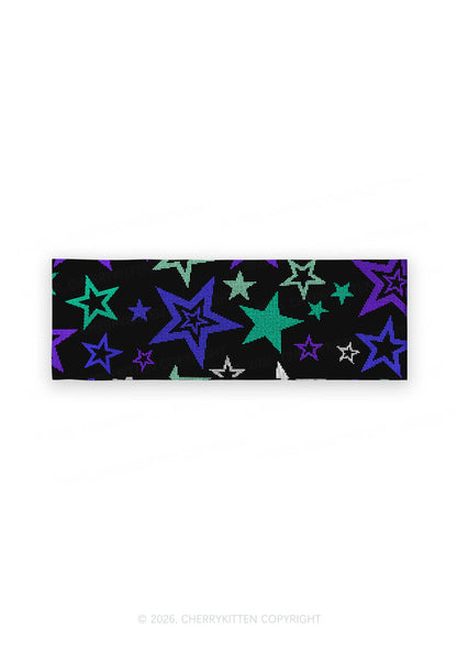 Gay Star Pride Y2K Print Headband Cherrykitten