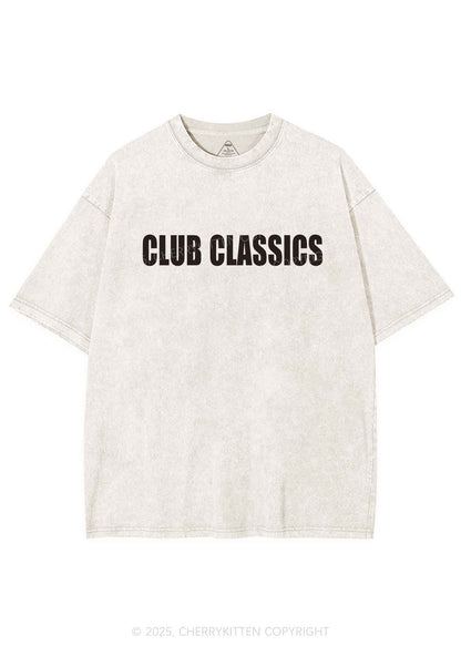 Club Classics Y2K Shirts Washed Tee Cherrykitten