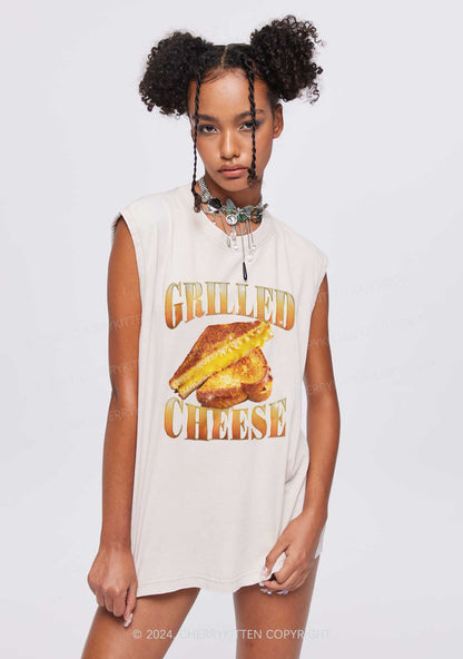 Grilled Cheese Y2K Washed Tank Cherrykitten