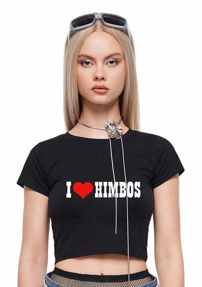 I Love Himbos Y2K Baby Tee Cherrykitten
