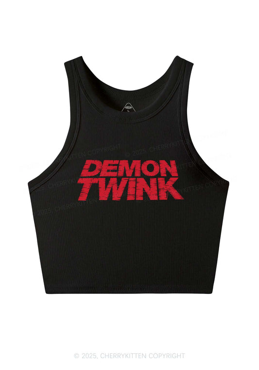Demon Twink Pride Y2K Crop Tank Top Cherrykitten