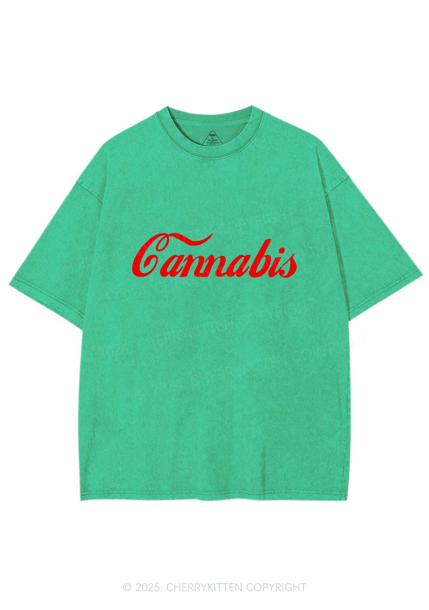 Special Cxnnxbis Y2K Shirts Washed Tee Cherrykitten