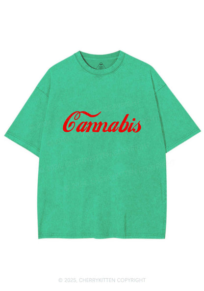 Special Cxnnxbis Y2K Shirts Washed Tee Cherrykitten