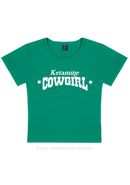 K Star Cowgirl Y2K Baby Tee Cherrykitten