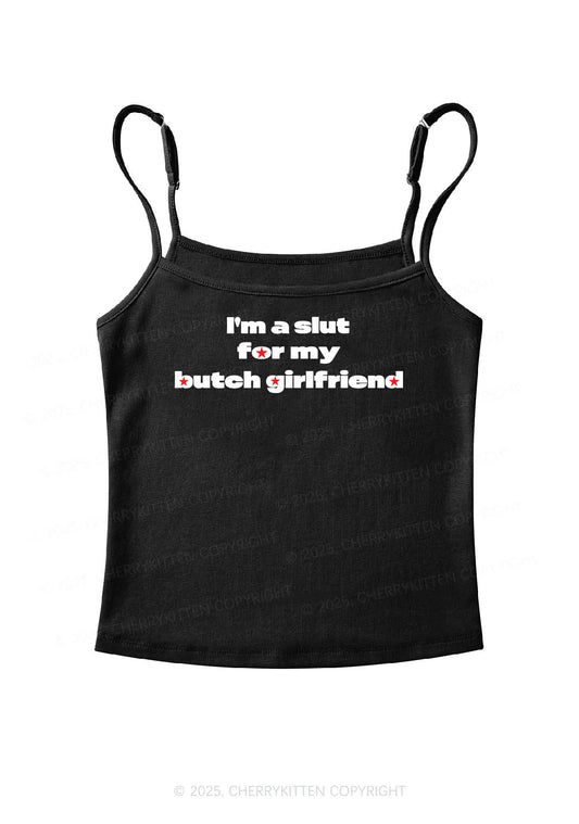 Slxt For Butch Girlfriend Pride Y2K Spaghetti Strap Cami Cherrykitten