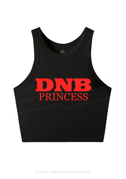 DNB Princess Y2K Crop Tank Top Cherrykitten