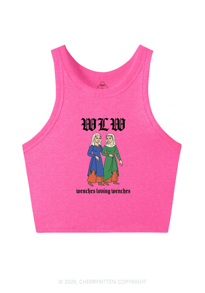 Wenches Loving Wenches Pride Y2K Crop Tank Top Cherrykitten