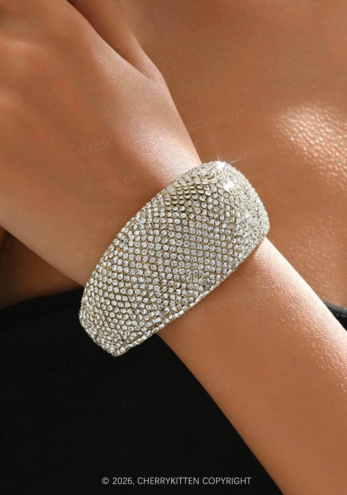 Vintage Rhinestone Y2K Bangle Cherrykitten