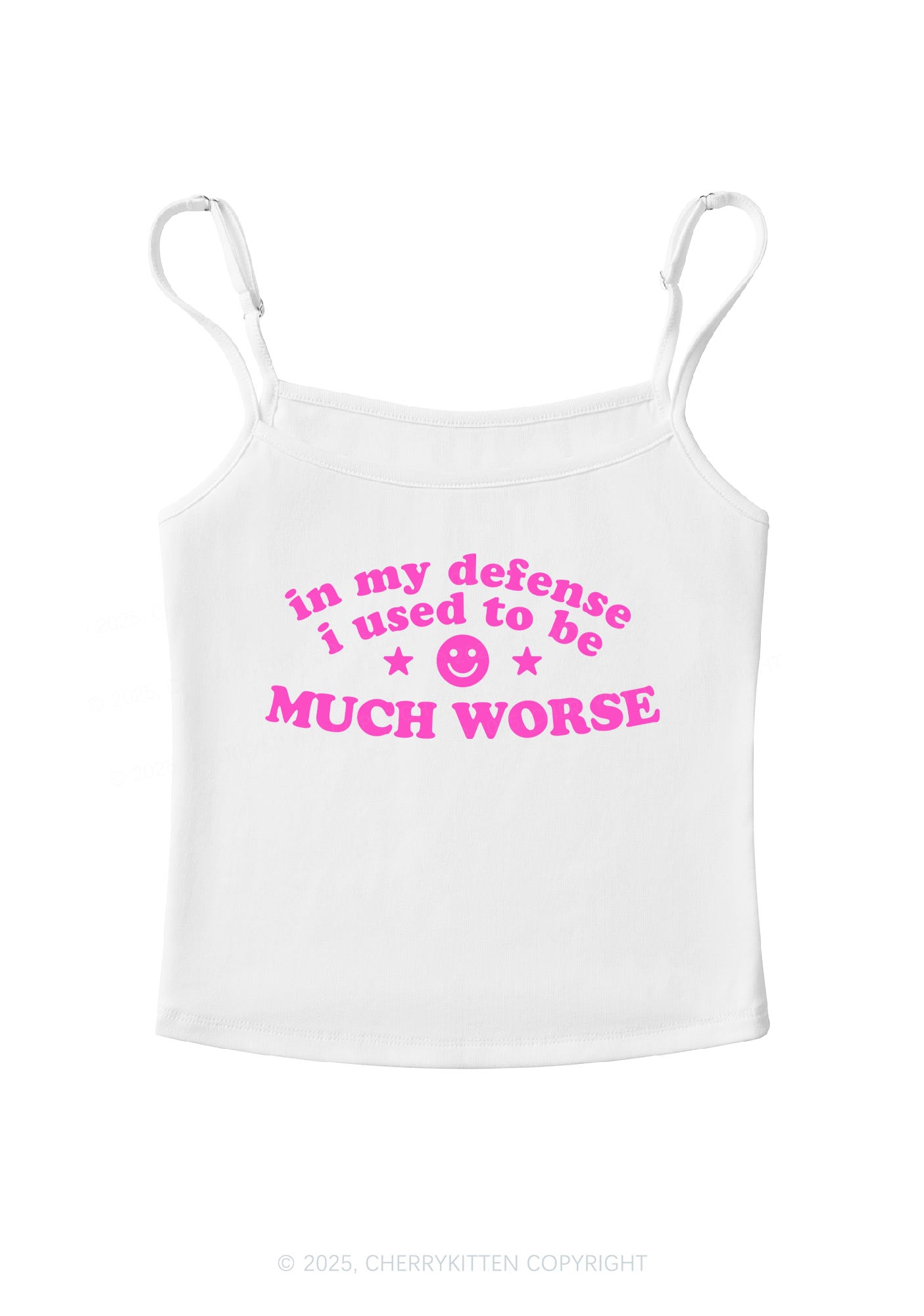 Much Worse Y2K Spaghetti Strap Cami Cherrykitten