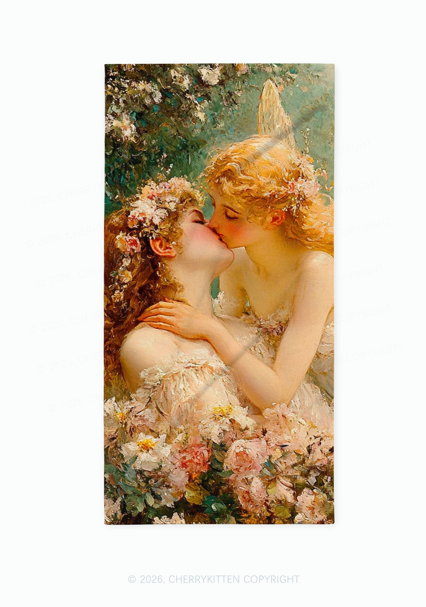 Fairy Kiss Pride Y2K Beach Towel Cherrykitten