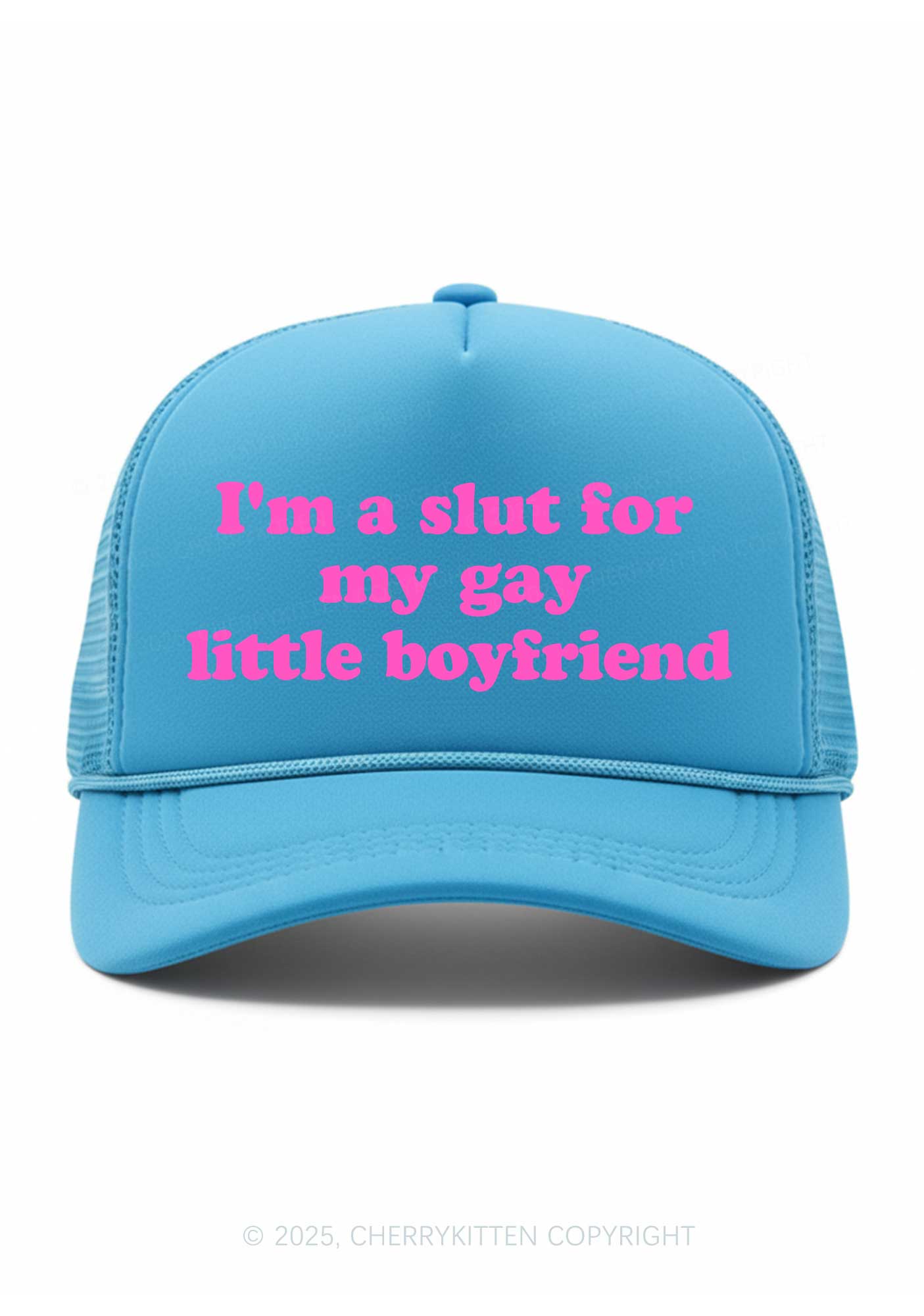 Slxt For My Gay BF Valentine's Day Y2K Trucker Hat Cherrykitten