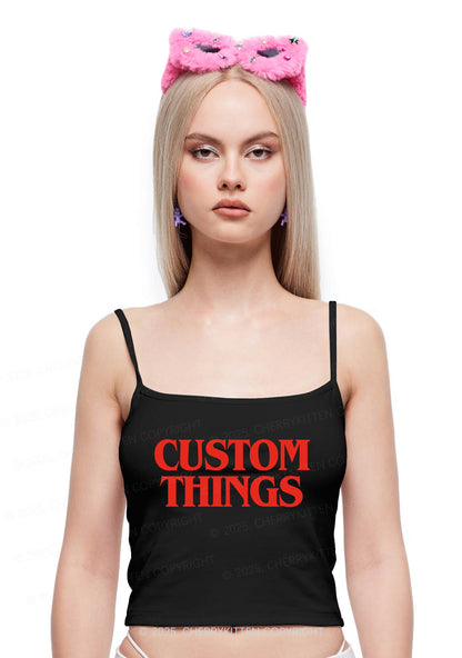 Custom Things Y2K Spaghetti Strap Cami Cherrykitten