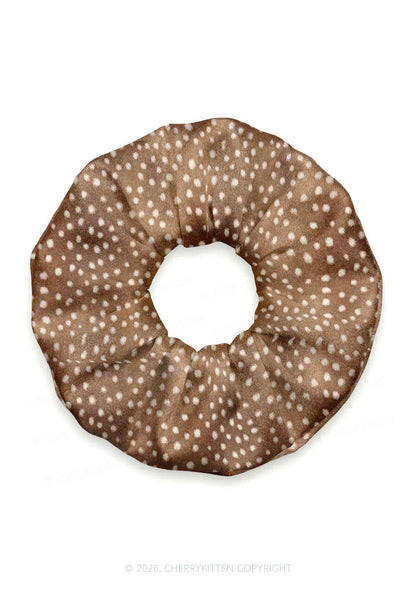 Angel Deer Spots Y2K Hair Scrunchie Cherrykitten