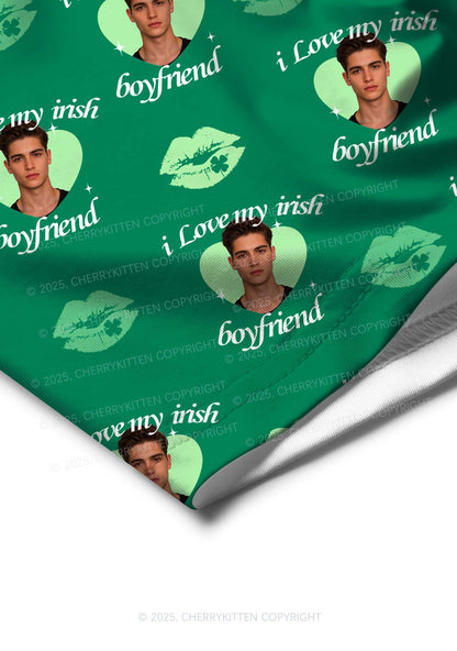 Custom I Love My Irish BF St Patricks Y2K Print Men Boxer Briefs Cherrykitten
