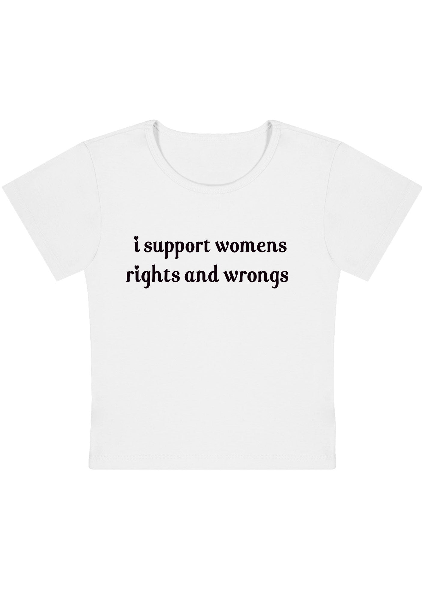 Curvy I Support Women Baby Tee