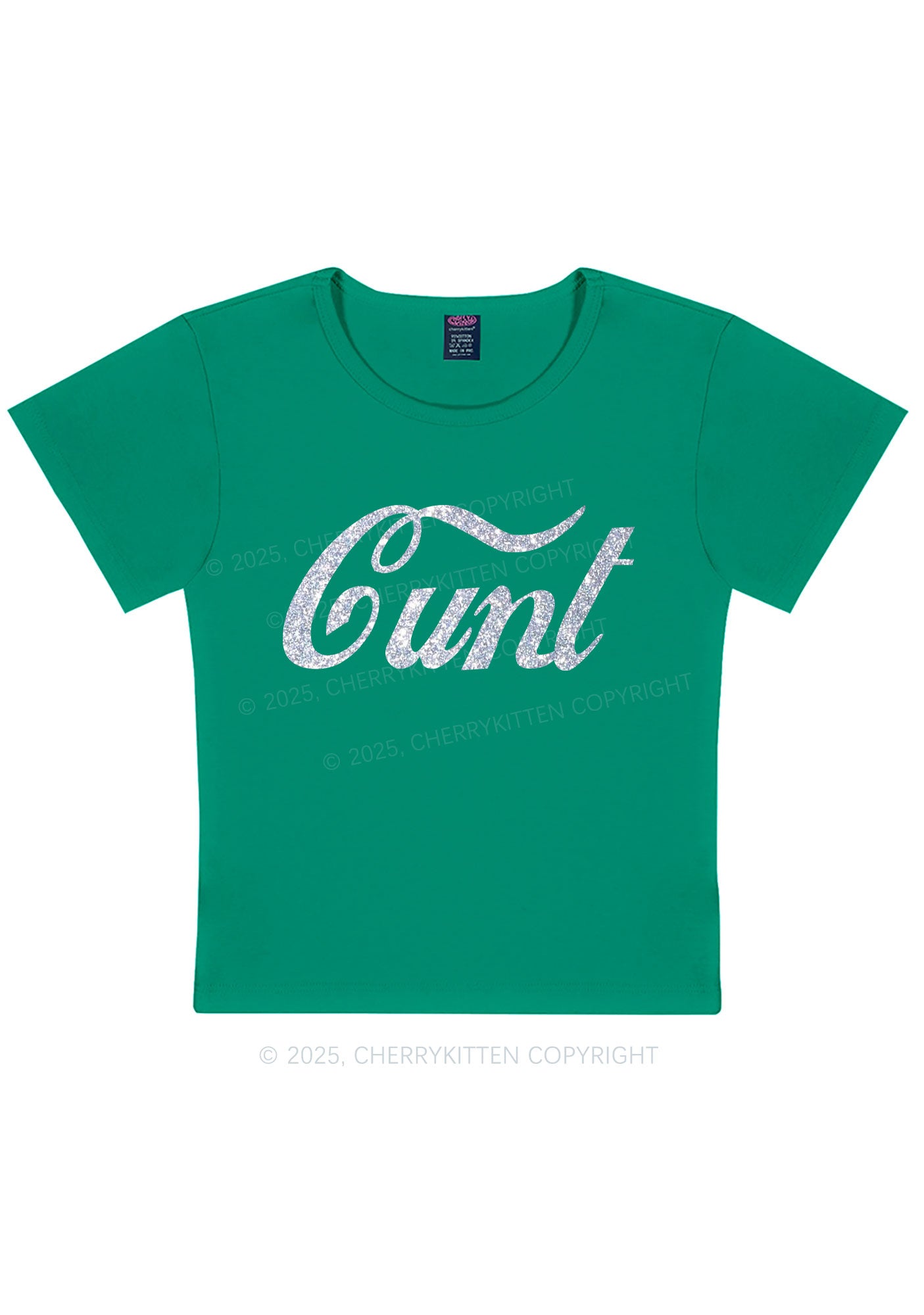 Glitter Special Cxxt Y2K Baby Tee Cherrykitten