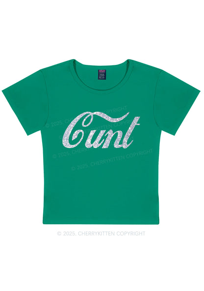 Glitter Special Cxxt Y2K Baby Tee Cherrykitten